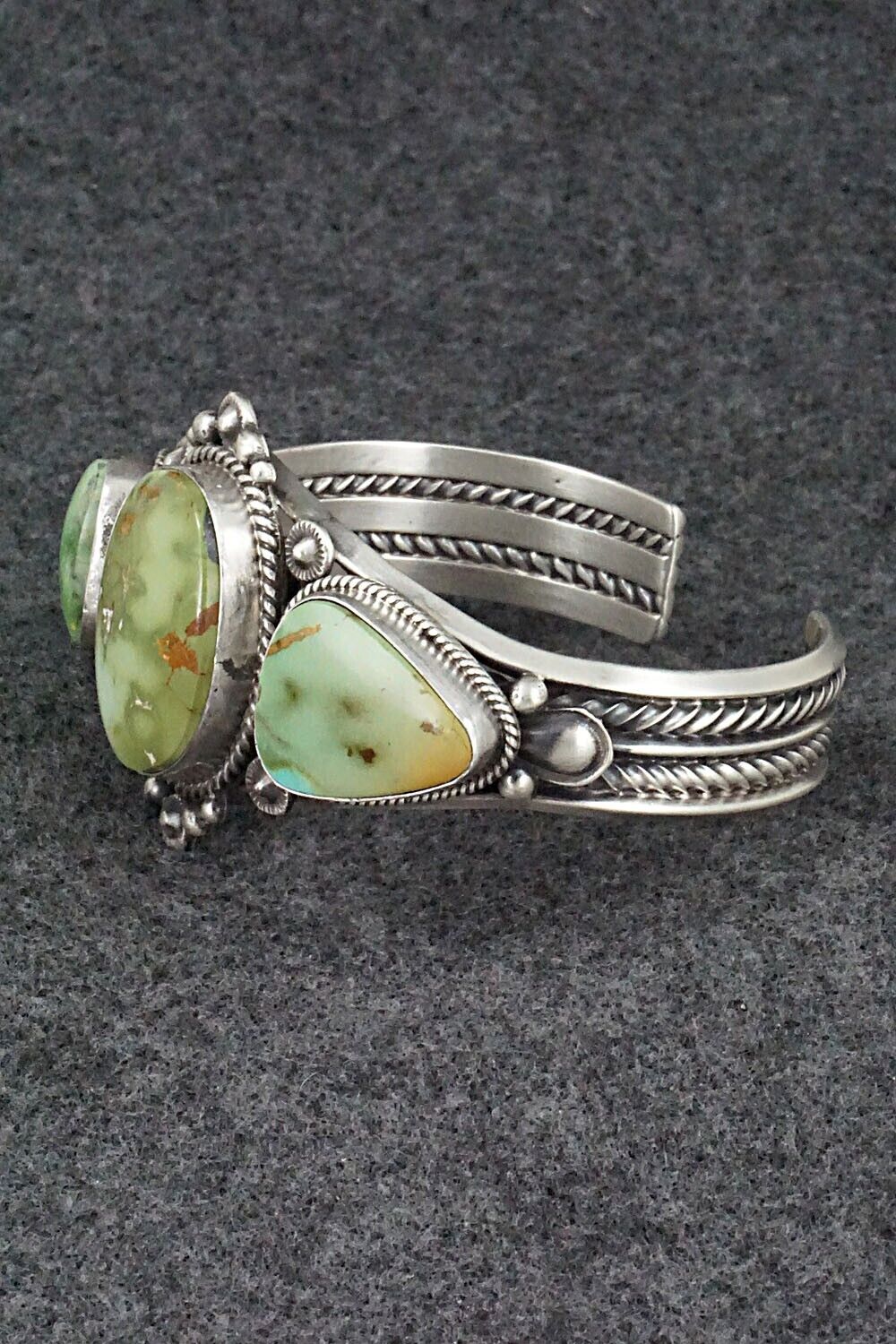 Turquoise & Sterling Silver Bracelet - Derrick Gordon