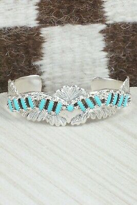 Turquoise & Sterling Silver Bracelet - Murray Hannaweeka