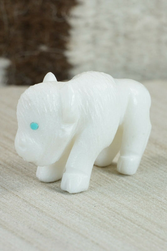 Buffalo Zuni Fetish Carving - Jonas Hastito