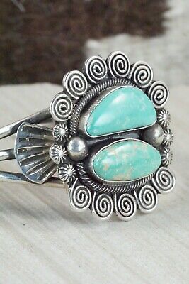 Turquoise and Sterling Silver Bracelet - Jess Martinez