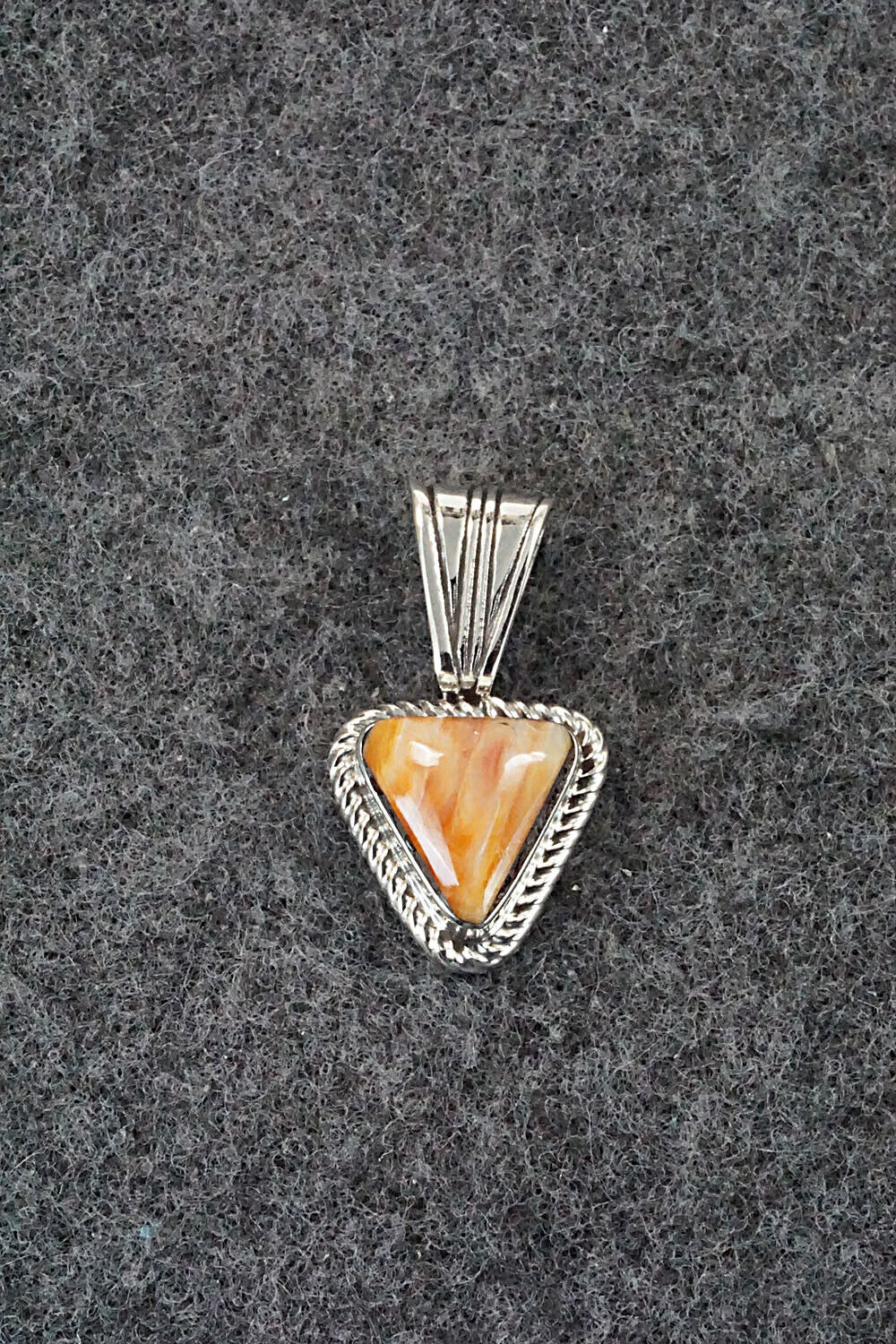 Spiny Oyster and Sterling Silver Pendant - Sadie Jim