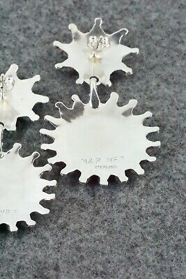 Turquoise & Sterling Silver Earrings - Nathaniel Nez