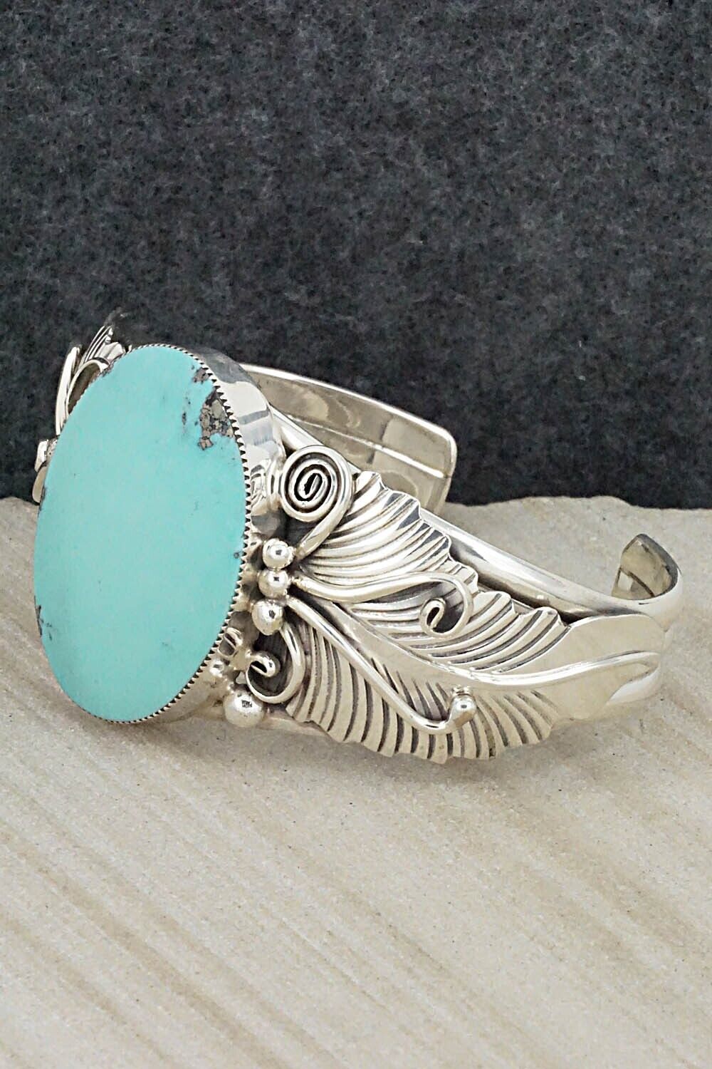 Turquoise & Sterling Silver Bracelet - Gilbert Smith