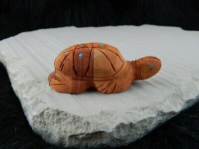 Turtle Zuni Fetish Carving - Louise Ponchuella - High Lonesome Trading