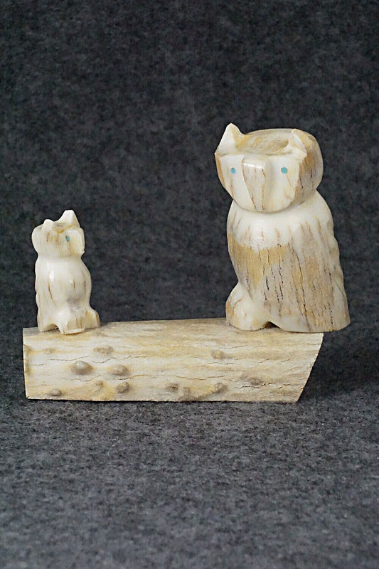 Owl Zuni Fetish Carving - Brandon Phillips