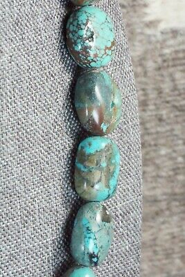 Turquoise & Sterling Silver Necklace - Navajo