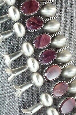 Spiny Oyster & Sterling Silver Squash Blossom Set - Selina Warner - High Lonesome Trading