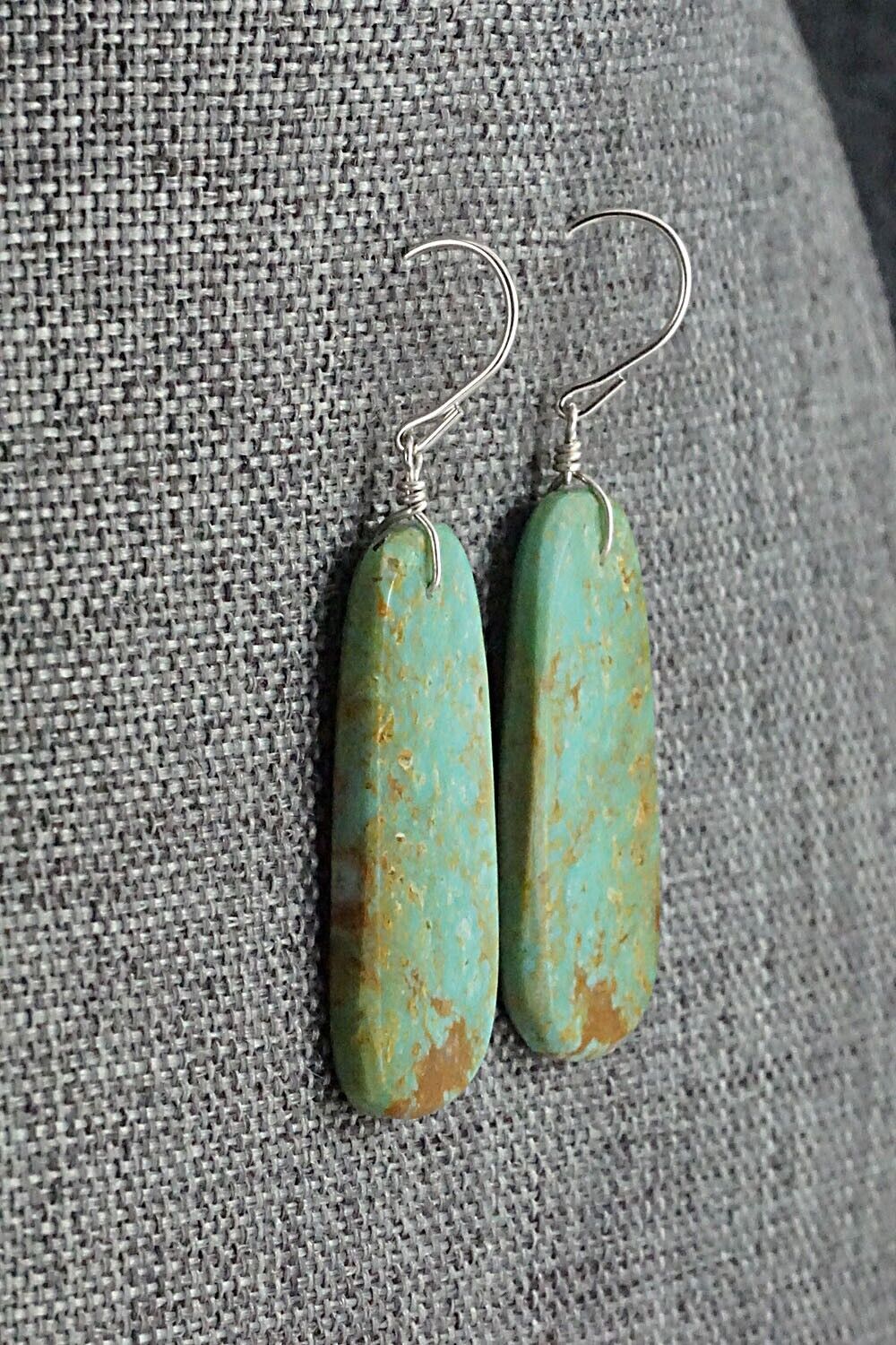 Turquoise & Sterling Silver Earrings - Sharon Abeyta