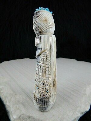 Corn Maiden Zuni Fetish Carving - Carl Etsate - High Lonesome Trading