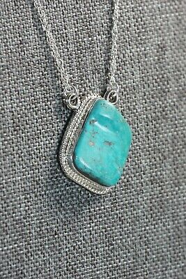 Navajo Turquoise & Sterling Silver Necklace - Annie Spencer