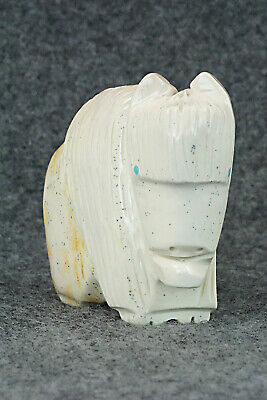 Buffalo Zuni Fetish Carving - Gilbert Lonjose
