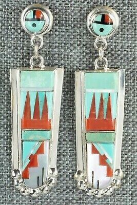 Multi Stone & Sterling Silver Earrings - Patty Edaakie
