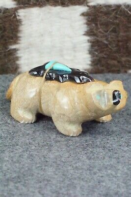 Badger Zuni Fetish Carving - Enrike Leekya