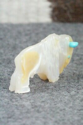 Buffalo Zuni Fetish Carving - Andres Quandelacy