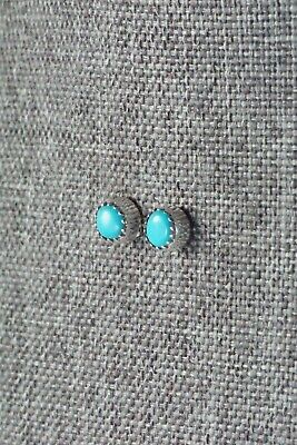 Turquoise & Sterling Silver Earrings - Annie Spencer - High Lonesome Trading