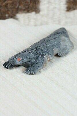 Badger Zuni Fetish Carving - Herbert Him Jr. - High Lonesome Trading