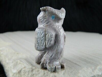 Owl - Zuni Fetish - Allison White - Zuni Owl Carving - Native American - High Lonesome Trading