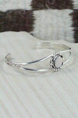 Navajo Pink Quartz & Sterling Silver Bracelet - Jan Mariano