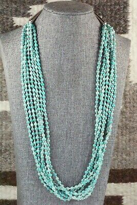 Turquoise & Sterling Silver Necklace - Rita Montoya