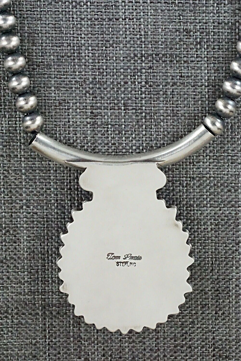 Turquoise & Sterling Silver Necklace - Tom Lewis