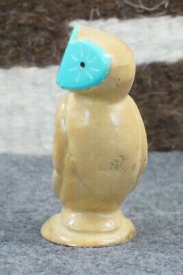 Owl Zuni Fetish Carving - Enrike Leekya