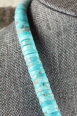 Turquoise & Sterling Silver Necklace - Lupe Lovato