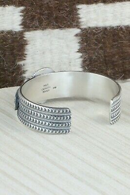 Kingman Turquoise & Sterling Silver Bracelet - Michael Calladitto