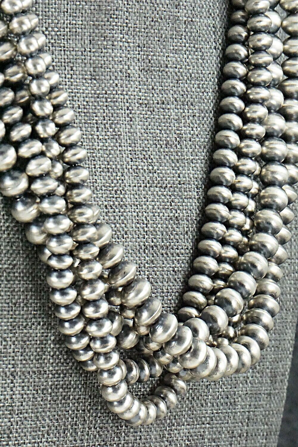 Sterling Silver Navajo Pearl Necklace - Jan Mariano