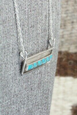Turquoise & Sterling Silver Necklace - Laurie Kallestewa