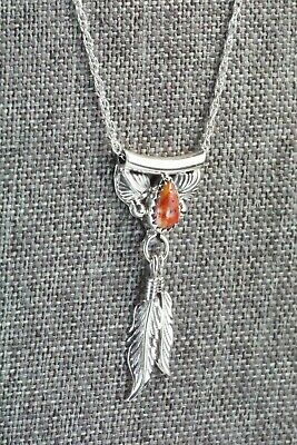 Spiny Oyster & Sterling Silver Necklace - Sharon McCarthy