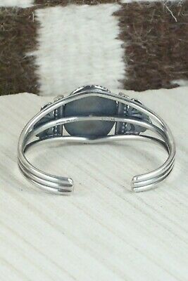 Turquoise and Sterling Silver Bracelet - Leon Martinez