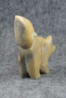 Wolf Zuni Fetish Carving - Enrike Leekya