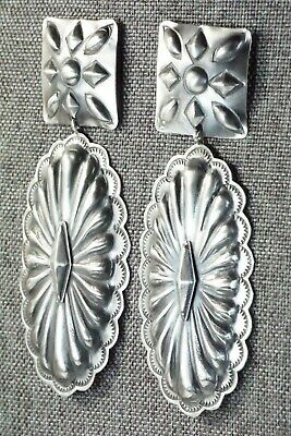 Navajo Sterling Silver Earrings - Rita Lee