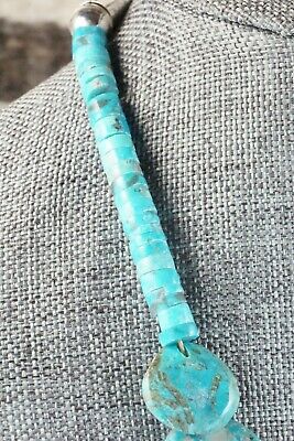 Turquoise & Sterling Silver Necklace - Joe Garcia