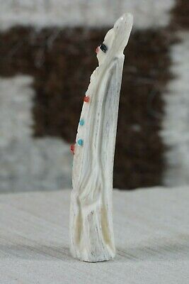 Corn Maiden Zuni Fetish Carving - Derrick Kaamasee - High Lonesome Trading