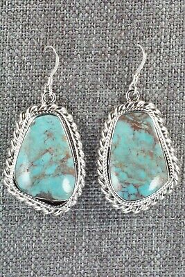 Turquoise & Sterling Silver Earrings - Sharon McCarthy