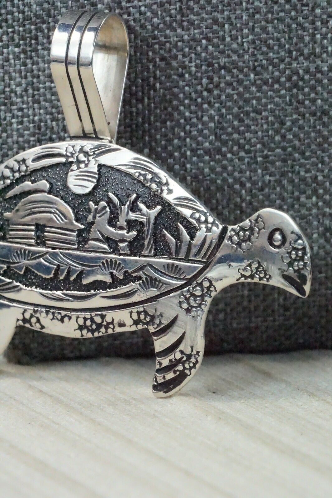 Navajo Sterling Silver Pendant - Richard Singer