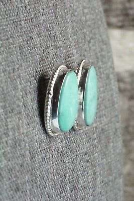 Turquoise & Sterling Silver Earrings - Verley Betone