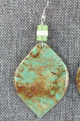 Turquoise & Sterling Silver Earrings - Lupe Lovato