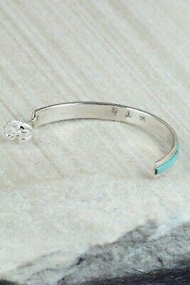Turquoise & Sterling Silver Earrings - Jamie Johnson - High Lonesome Trading