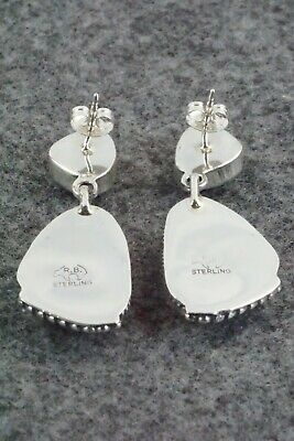 Turquoise and Sterling Silver Earrings - Sadie Jim