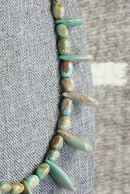 Turquoise & Sterling Silver Necklace - Navajo