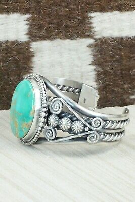 Royston Turquoise & Sterling Silver Bracelet - Michael Calladitto
