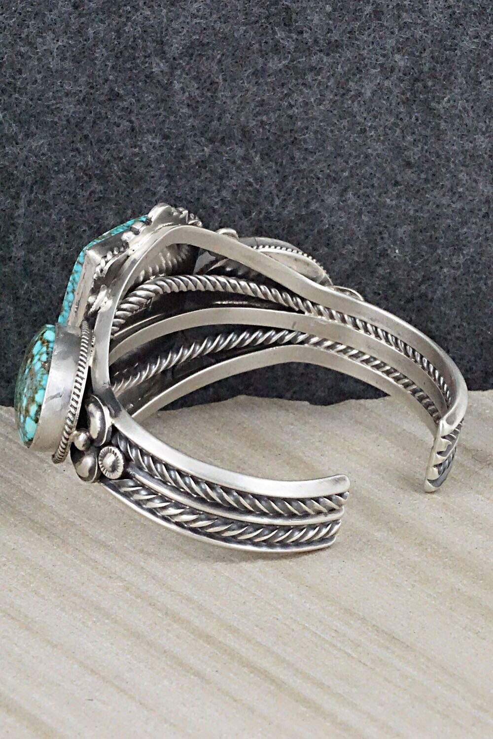 Turquoise & Sterling Silver Bracelet - Derrick Gordon