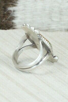 Turquoise & Sterling Silver Ring - Selina Warner - Size 7.75