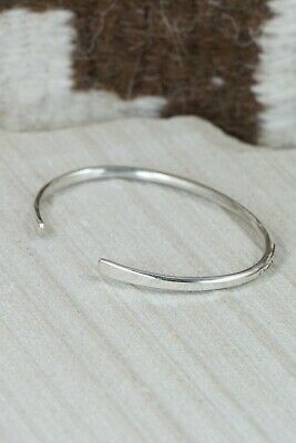 Navajo Sterling Silver Bracelet - Elaine Tahe
