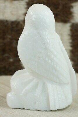 Owl Zuni Fetish Carving - Derrick Kaamasee