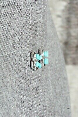 Turquoise & Sterling Silver Earrings - Janice Lonjose