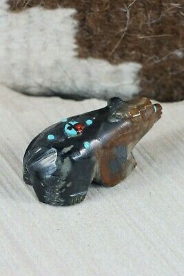 Bear Zuni Fetish Carving - Danette Laate - High Lonesome Trading