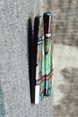Multi Stone Inlay & Sterling Silver Earrings - Chris T. Nieto